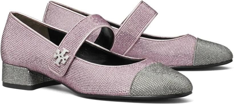 Tory Burch Mary Jane ballerina's Roze - Foto 4