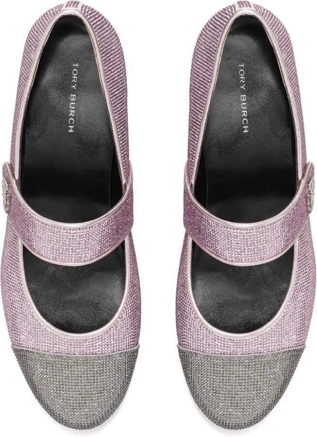 Tory Burch Mary Jane ballerina's Roze - Foto 2
