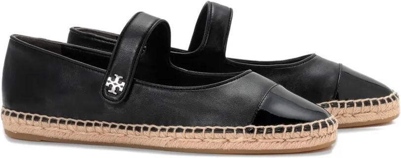 Tory Burch Mary Jane leren ballerina's met bewerkte neus Zwart - Foto 4