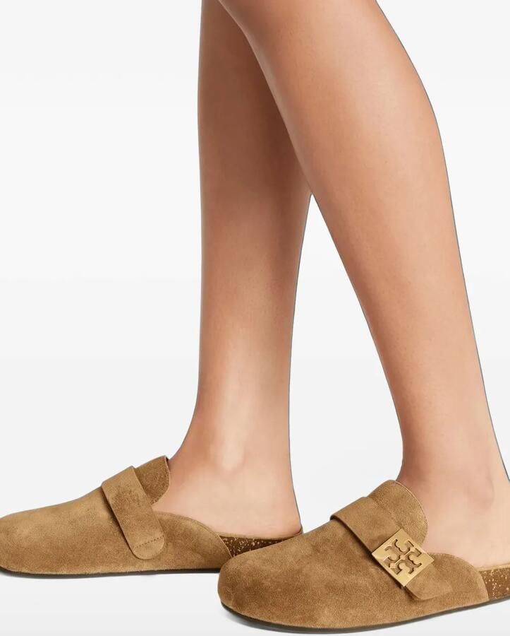 Tory Burch Mellow logo-plaque mules Bruin - Foto 2