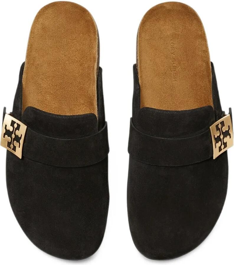 Tory Burch Mellow suede mules Zwart - Foto 2