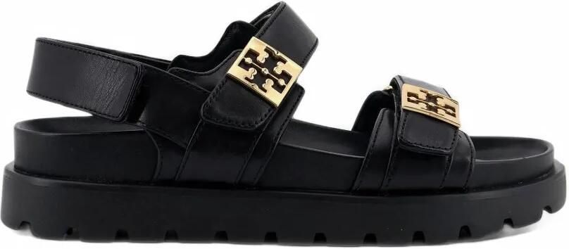 Tory Burch Mellow Sport logo-plaque sandals Zwart