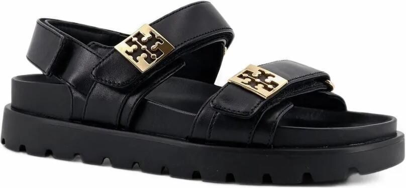 Tory Burch Mellow logo-plaque sandals Zwart - Foto 5