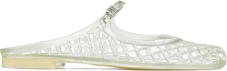 Tory Burch Mellow Mary Jane jelly sandalen Beige