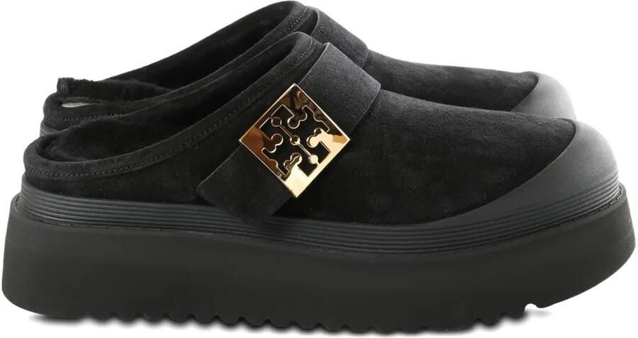 Tory Burch Mellow muiltjes met plateauzool Zwart