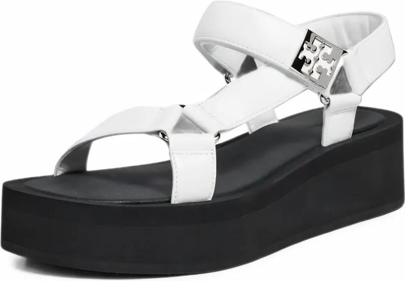 Tory Burch Mellow platform sandals Wit