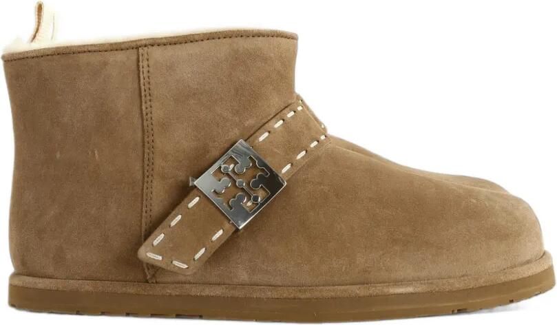 Tory Burch Mellow shearling ankle boots Beige