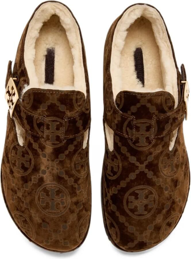 Tory Burch Mellow shearling mary jane shoes Bruin - Foto 3