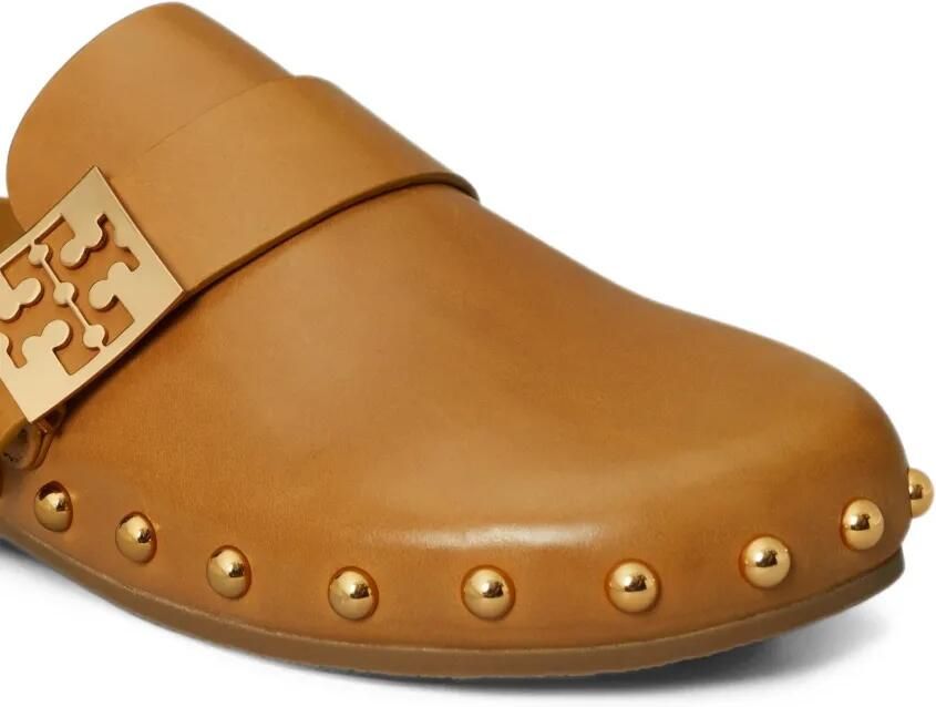 Tory Burch Mellow studded leather mules Bruin - Foto 3