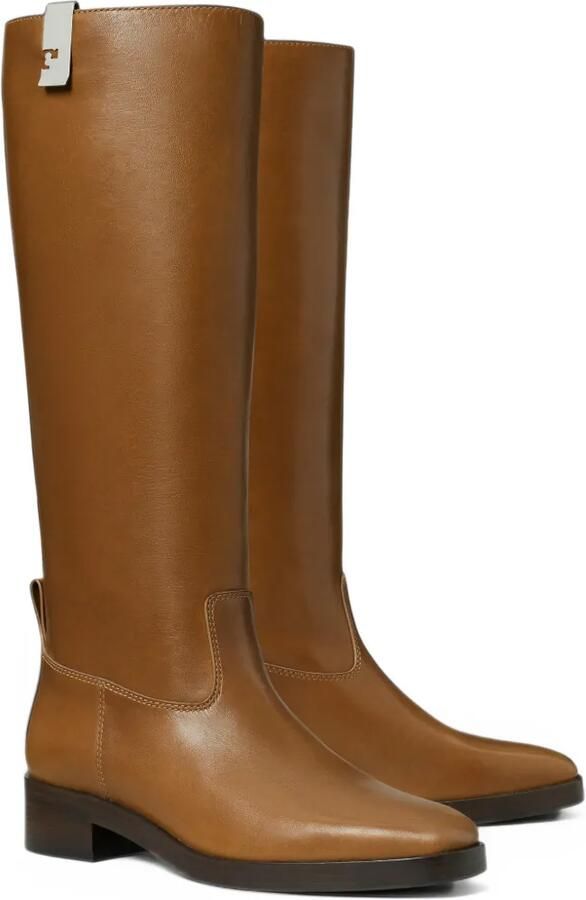 Tory Burch Money Clip leather boots Bruin - Foto 3