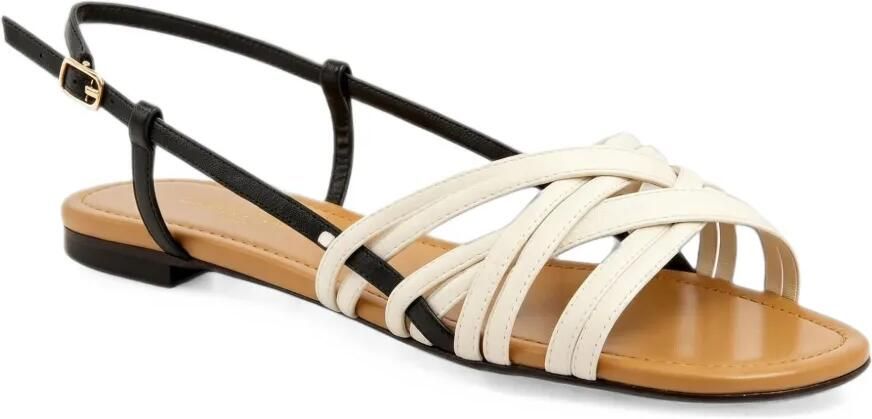 Tory Burch multi-strap slingback sandals Beige