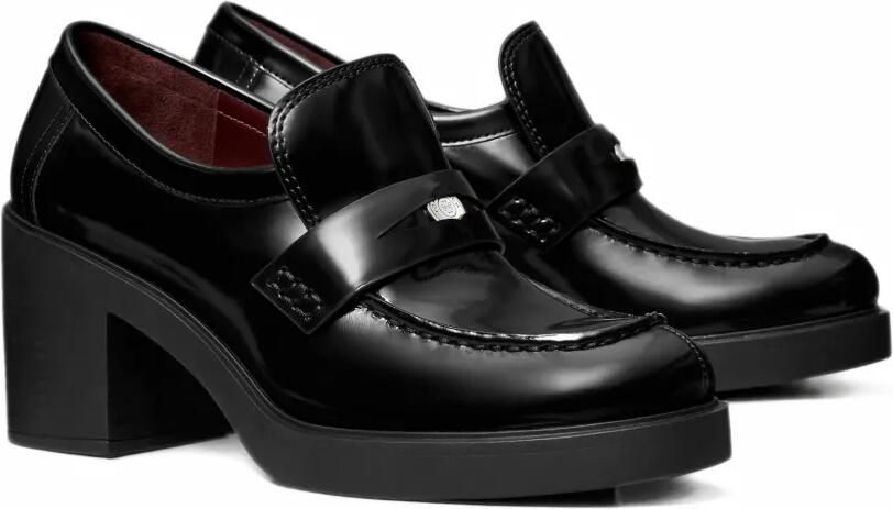 Tory Burch patent leather platform loafers Zwart - Foto 4
