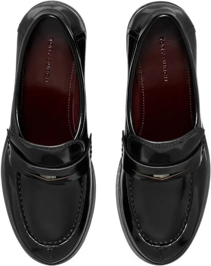 Tory Burch patent leather platform loafers Zwart - Foto 3