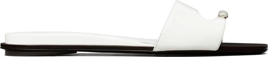 Tory Burch Pierced slippers Wit