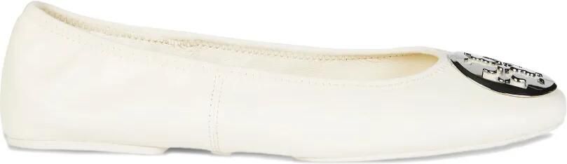 Tory Burch Reva ballerina's met logoplakkaat Beige
