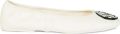 Tory Burch Reva ballerina's met logoplakkaat Beige - Beige