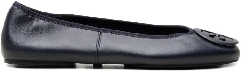 Tory Burch Reva ballerina's met logoplakkaat Blauw