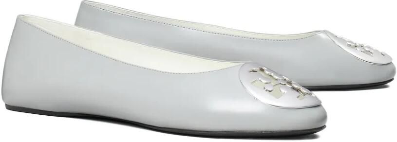 Tory Burch Reva ballerina's met logoplakkaat Grijs - Foto 5