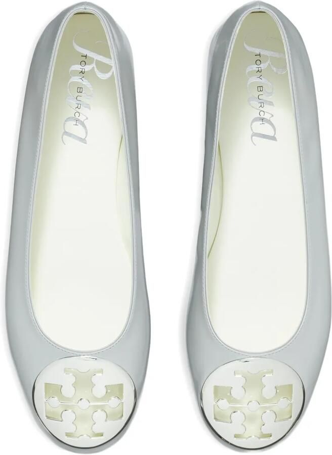 Tory Burch Reva ballerina's met logoplakkaat Grijs - Foto 3