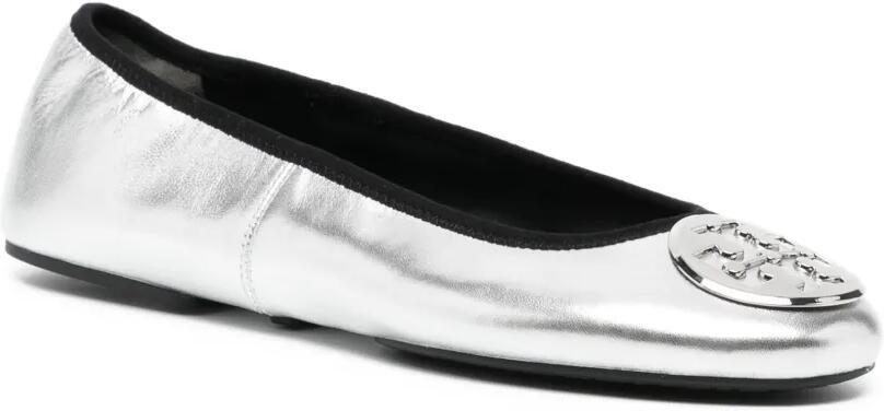 Tory Burch Reva ballerina's Zilver - Foto 2