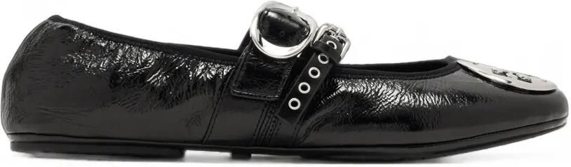 Tory Burch Reva Punk Travel ballerina's Zwart