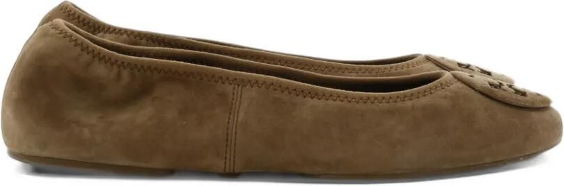 Tory Burch Reva travel ballet flats Bruin