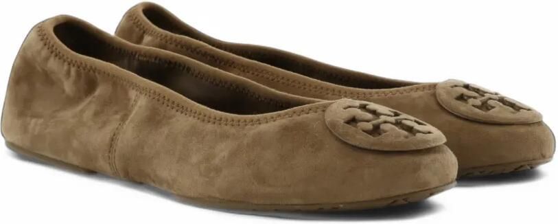 Tory Burch Reva travel ballet flats Bruin - Foto 2