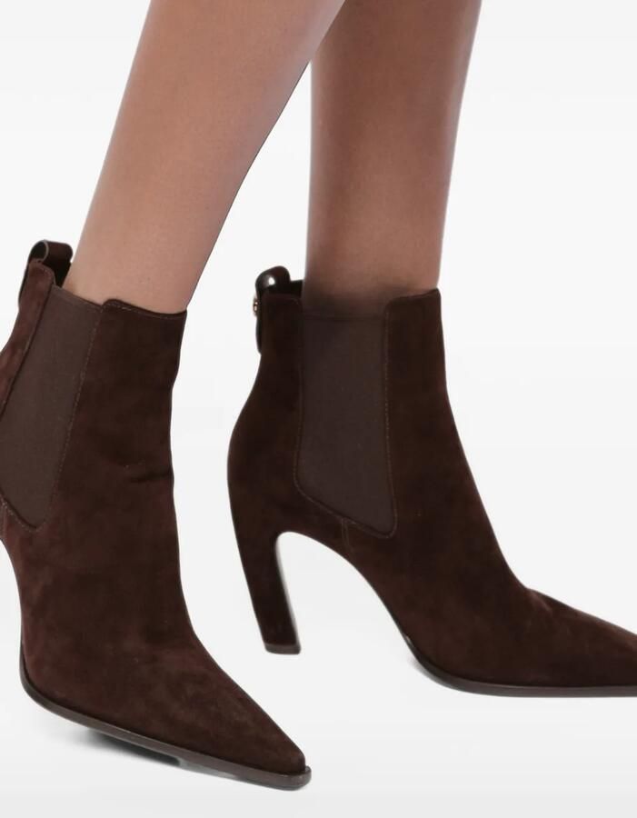 Tory Burch Romy Chelsea heel boots Bruin - Foto 2