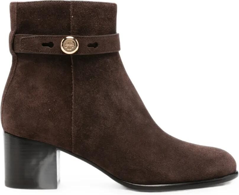 Tory Burch Romy enkellaarzen Bruin