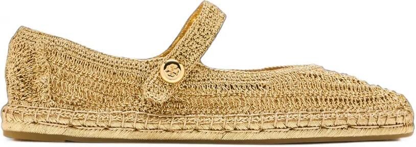 Tory Burch Romy Mary Jane espadrilles Goud