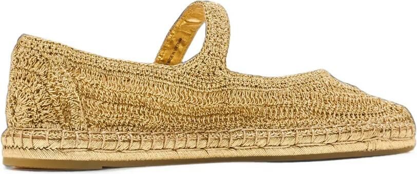 Tory Burch Romy Mary Jane espadrilles Goud - Foto 4