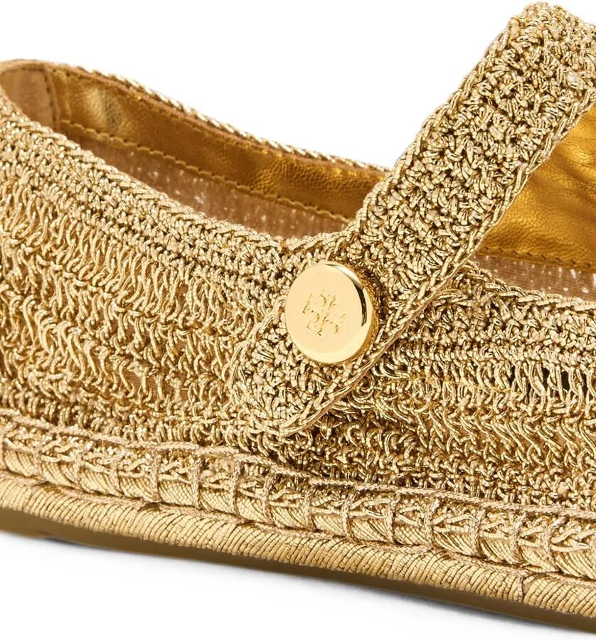 Tory Burch Romy Mary Jane espadrilles Goud - Foto 2