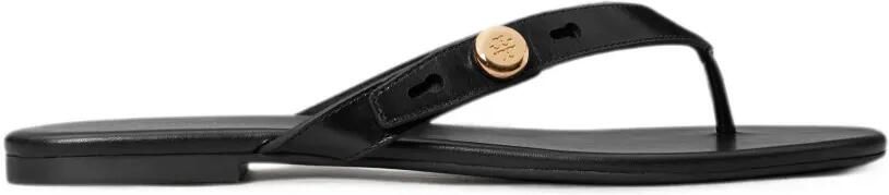 Tory Burch Romy platte sandalen Zwart