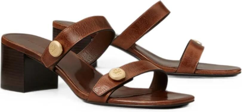 Tory Burch Romy sandalen met logo-knoop Bruin - Foto 4