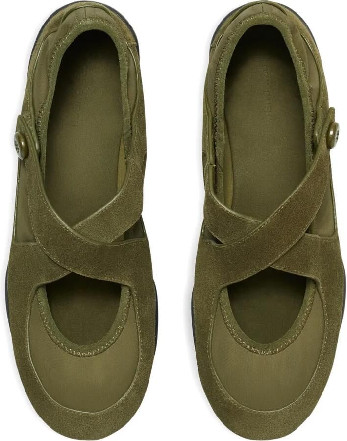 Tory Burch Romy sport Mary Janes Groen - Foto 3
