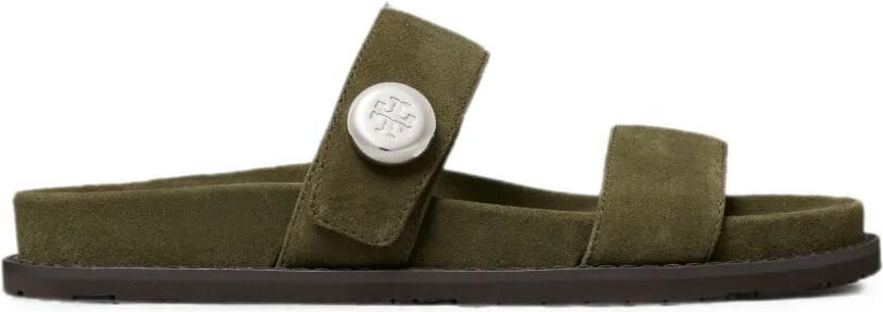 Tory Burch Romy Sport sandalen met logoplakkaat Groen