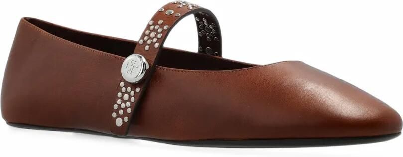 Tory Burch Romy Stud ballet flats Bruin - Foto 4