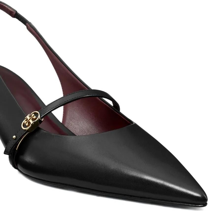 Tory Burch Slingback schoenen met dubbele T-gesp Zwart - Foto 2