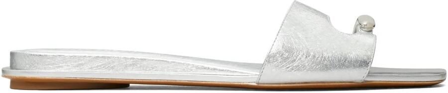 Tory Burch Slippers met gaten Zilver