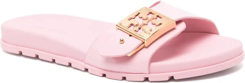 Tory Burch Slippers met gesp Roze - Foto 4