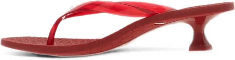 Tory Burch Teenslippers met hak Rood - Foto 3