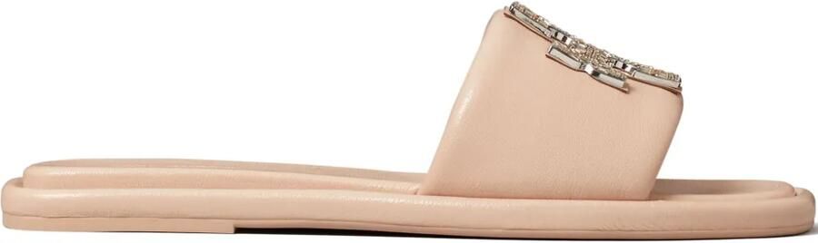 Tory Burch TT Deco Sport slippers Roze