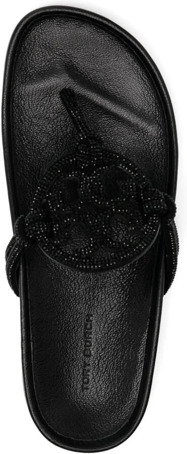 Tory Burch Verfraaide sandalen Zwart - Foto 2