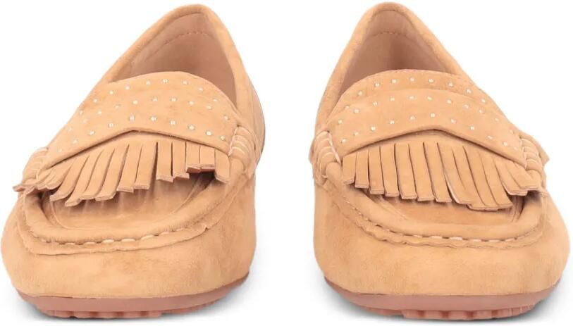 Tosca Blu Loafers met franje detail en studs Bruin - Foto 2