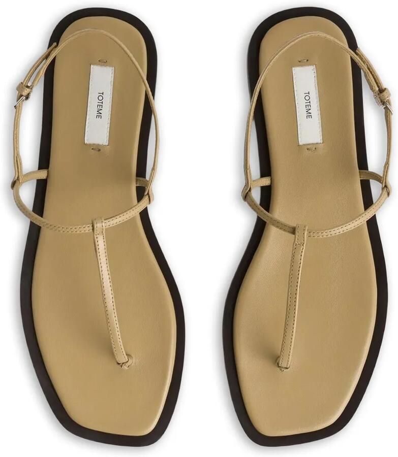 TOTEME Leren sandalen Beige - Foto 2