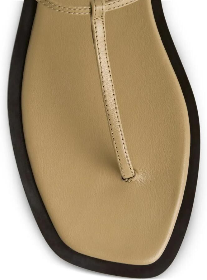 TOTEME Leren sandalen Beige - Foto 4