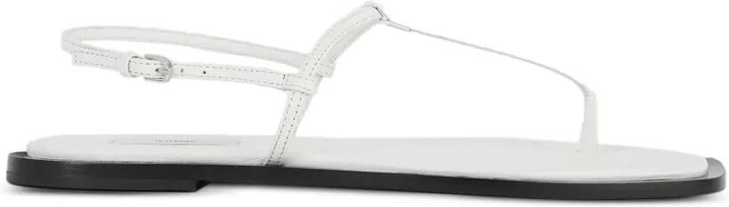 TOTEME Leren sandalen Wit