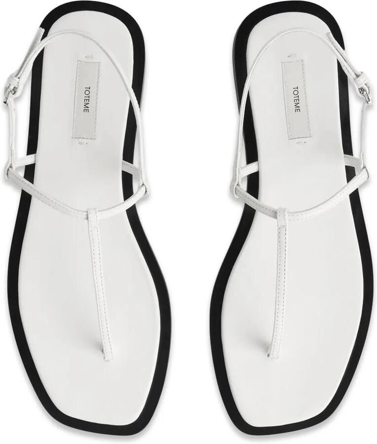 TOTEME Leren sandalen Wit - Foto 2