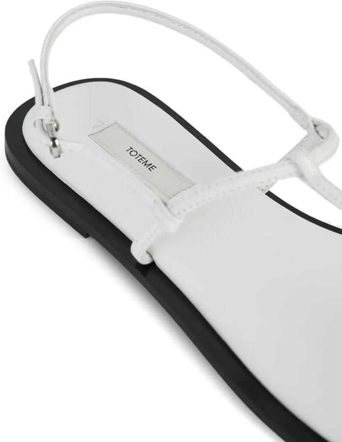 TOTEME Leren sandalen Wit - Foto 3
