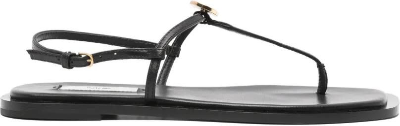 TOTEME Nappa sandalen met T-band Zwart